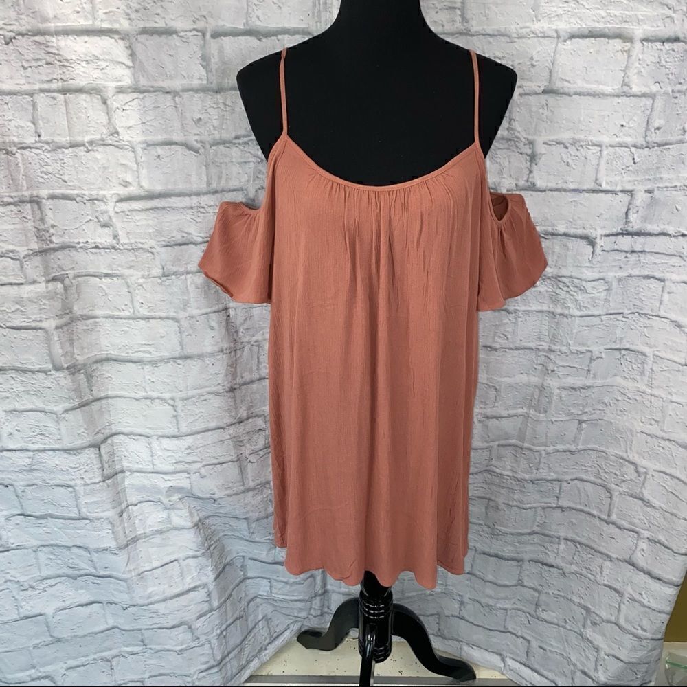 Forever 21 cold shoulder tank dress sz small